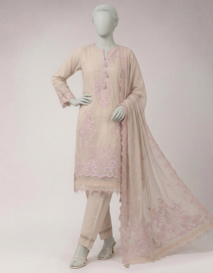 strapless open back dress Junaid Jamshed Linen Unstitched 3 Piece Suit JLINEN-S-19-245/A Chunri –  STYLE LOFT main image 0