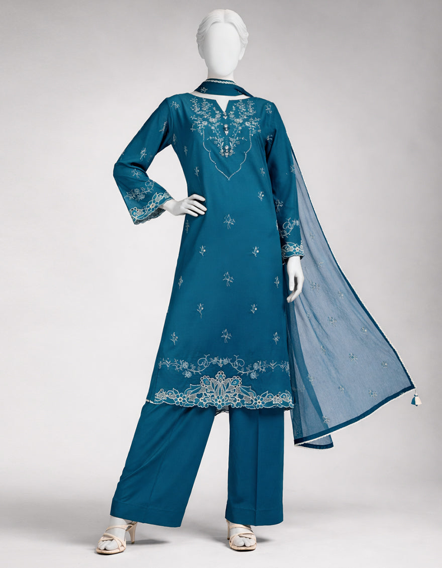 strapless open back dress Junaid Jamshed JLAWN-S-21-222 Green Eid Collection 2021 – Sara Clothes